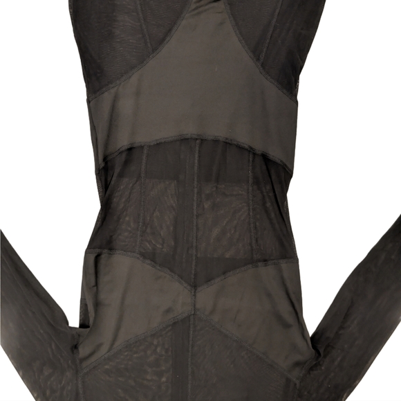 Sheer Long Sleeve Black Bodysuit - Picture 7 of 14